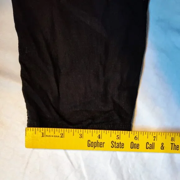 Cotton Linen Elastic Waist harem yoga pants - Picture 6 of 9